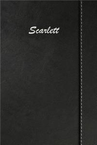 Scarlett: Personalized Comprehensive Garden Notebook with Garden Record Diary, Garden Plan Worksheet, Monthly or Seasonal Planting Planner, Expenses, Chore Li