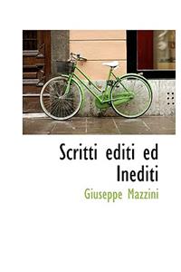 Scritti Editi Ed Inediti