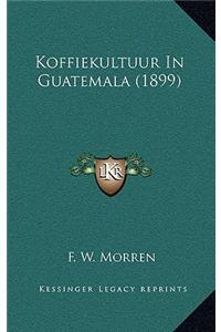 Koffiekultuur In Guatemala (1899)