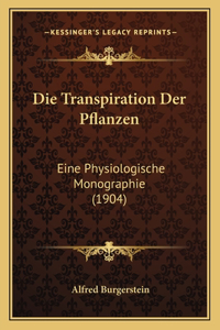 Transpiration Der Pflanzen