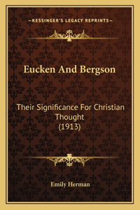 Eucken And Bergson