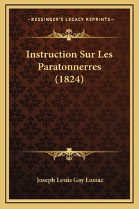 Instruction Sur Les Paratonnerres (1824)