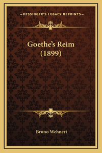 Goethe's Reim (1899)