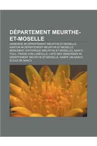 Departement Meurthe-Et-Moselle