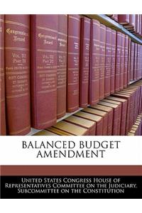 Balanced Budget Amendment
