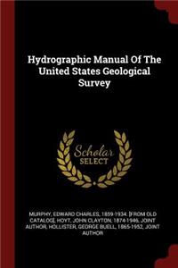 Hydrographic Manual Of The United States Geological Survey