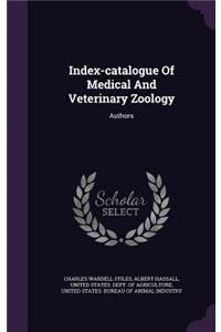 Index-catalogue Of Medical And Veterinary Zoology