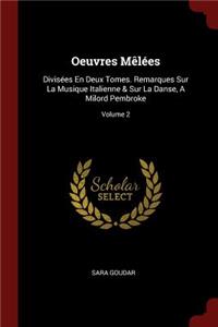 Oeuvres Mêlées