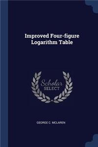 Improved Four-figure Logarithm Table