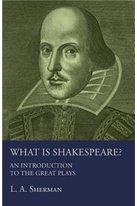 What Is Shakespeare? an Introduction to the Great Plays