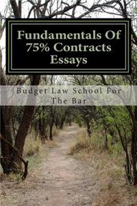 Fundamentals Of 75% Contracts Essays