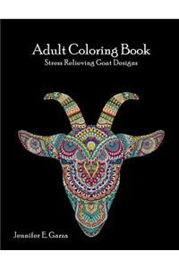 Goats Adult Coloring Book