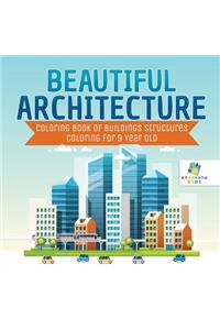 Beautiful Architecture Coloring Book of Buildings Structures Coloring for 9 Year Old