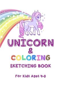 Unicorn Coloring and Sketchbook