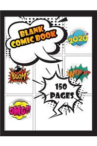 Blank Comic Book 150 pages