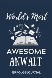 World's Most Awesome Anwalt Erfolgsjournal