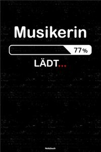 Musikerin Lädt... Notizbuch