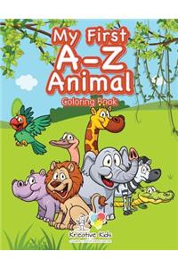 My First A-Z Animal Coloring Book