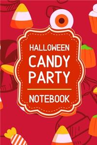 Halloween Candy Party Notebook