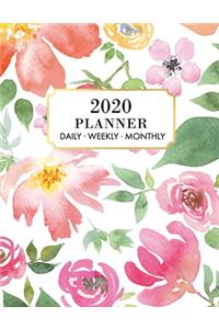 2020 Planner: 2020 Weekly & Monthly Planner for January 2020 - December 2020 + To Do List Section, Includes Important Dates, Birthday, Goals + Notes Page, Calenda