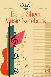 Blank Sheet Music Notebook