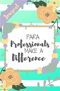 Para Professionals Make A Difference