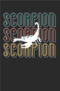 Skorpion Notizbuch