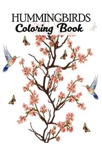 Hummingbirds Coloring Book