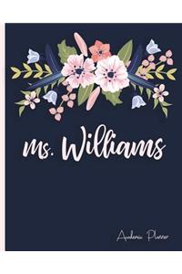 Williams, Academic Planner