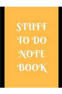 Stuff to Do Notebook