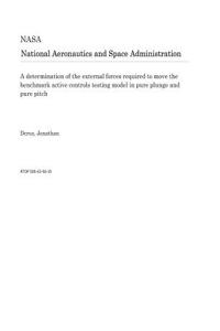 A Determination of the External Forces Required to Move the Benchmark Active Controls Testing Model in Pure Plunge and Pure Pitch