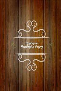 Migraine Headache Dairy