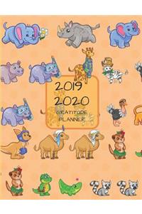 2019 2020 15 Months Jungle Safari Gratitude Journal Daily Planner