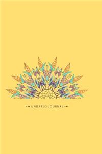 Feather Undated Journal for the Ambitiously Non Ambitious Writers, List Makers & Drawers, Write Your Way Through Our Creative Journals, Planners & Notebooks