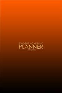 12 Month Student Academic Planner