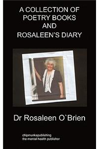 Collection of Poetry Books and Rosaleen's Diary