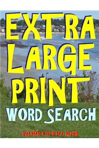 Extra Large Print Word Search