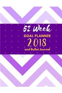 52 Week Goal Planner and Bullet Journal 2018