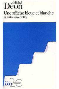 Affiche Bleue Et Blanc