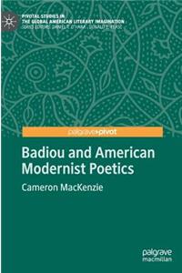 Badiou and American Modernist Poetics