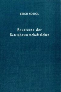 Bausteine Der Betriebswirtschaftslehre