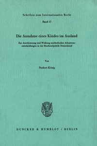 Die Annahme Eines Kindes Im Ausland