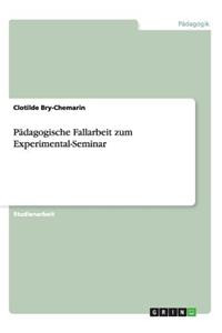 Pädagogische Fallarbeit zum Experimental-Seminar