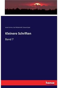 Kleinere Schriften