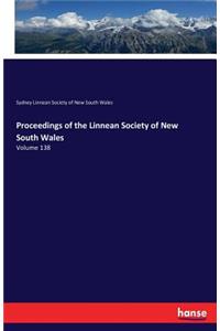 Proceedings of the Linnean Society of New South Wales: Volume 138