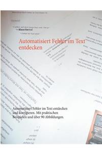 Automatisiert Fehler im Text entdecken