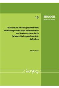 Fachsprache Im Biologieunterricht: