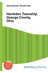 Hambden Township, Geauga County, Ohio