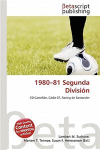 1980-81 Segunda Division