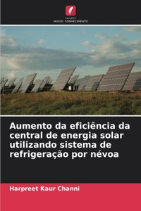 Aumento da eficiência da central de energia solar utilizando sistema de refrigeração por névoa